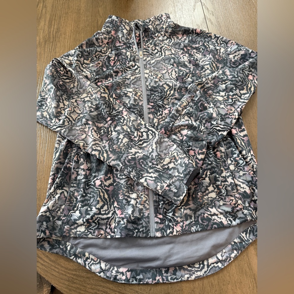 Athleta Camouflage Pattern Jacket Size L Like New